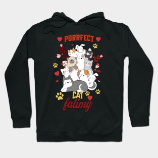 Purrfect Cat Family Hoodie